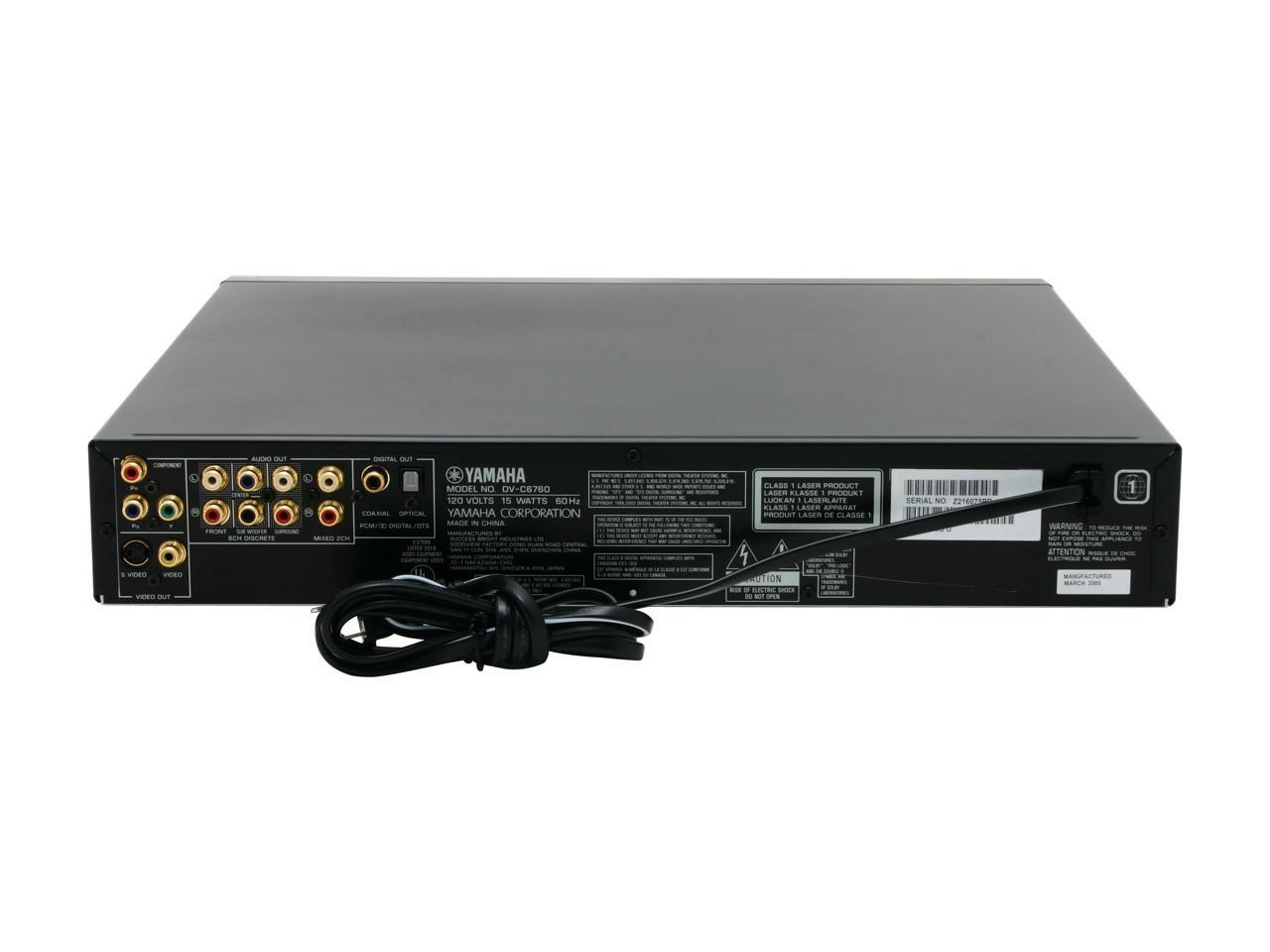 Yamaha DVD Player DVC6760