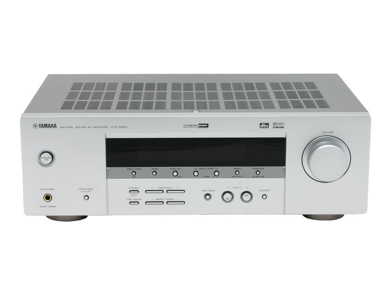 YAMAHA HTR-5830 5.1-Channel Digital Home Theater Receiver - Newegg.com