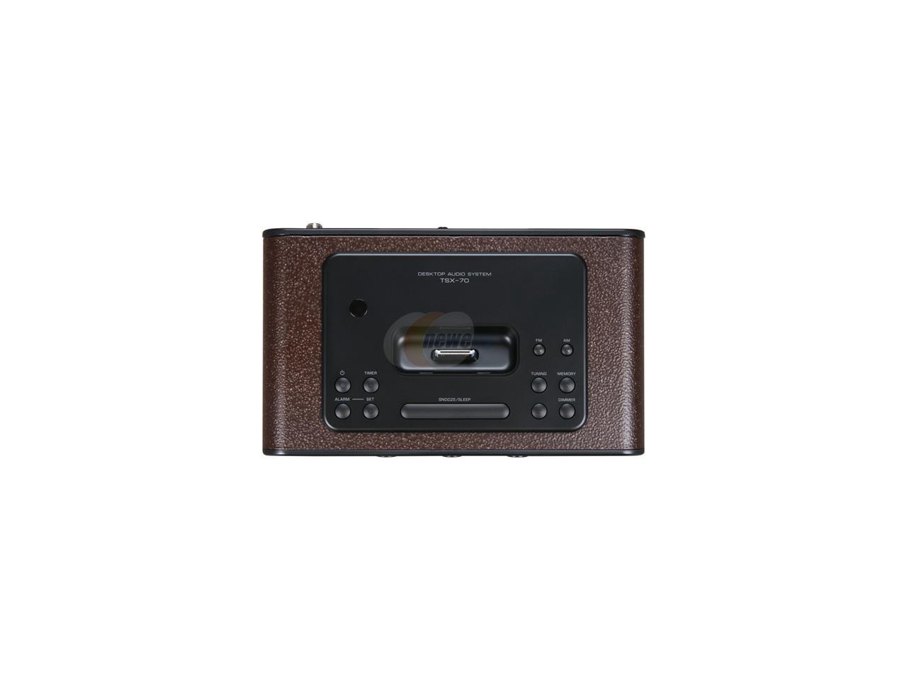 YAMAHA Desktop Audio System for iPod/iPhone TSX70BR (Brown)