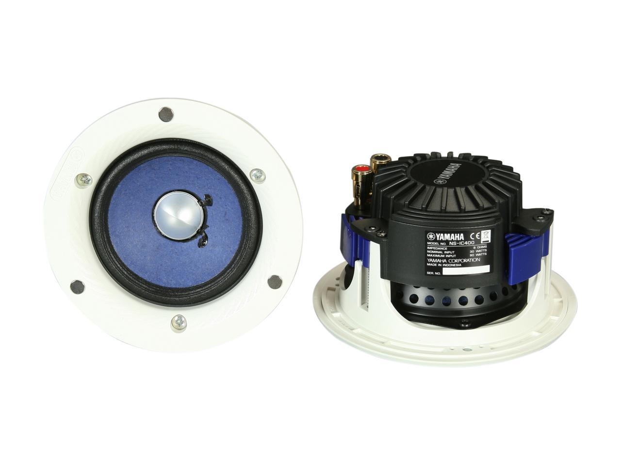 Yamaha NS-IC400 4" (10cm) In-Ceiling Speakers Pair - Newegg.com