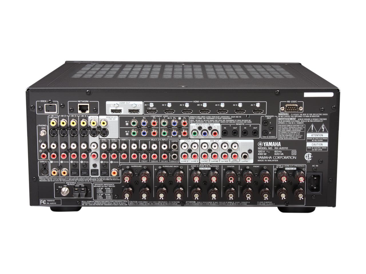 YAMAHA RXA2010 9.2Channel AV Receiver
