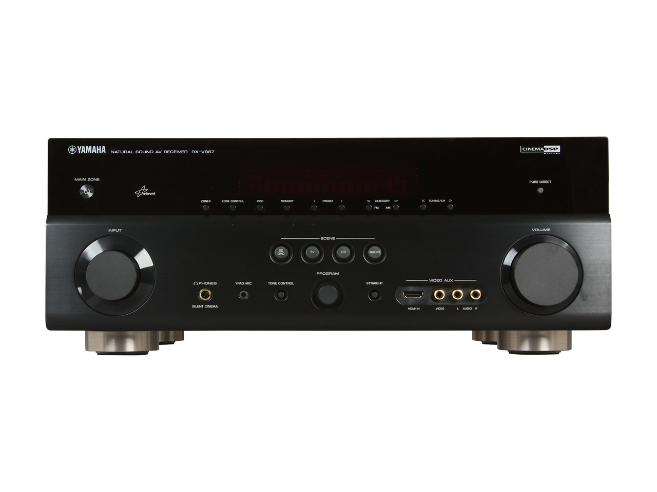Telecomando Universale Wireless Per Ricevitori Yamaha RX-V867, RX-V767, RX-V465, Nero - Foto 3