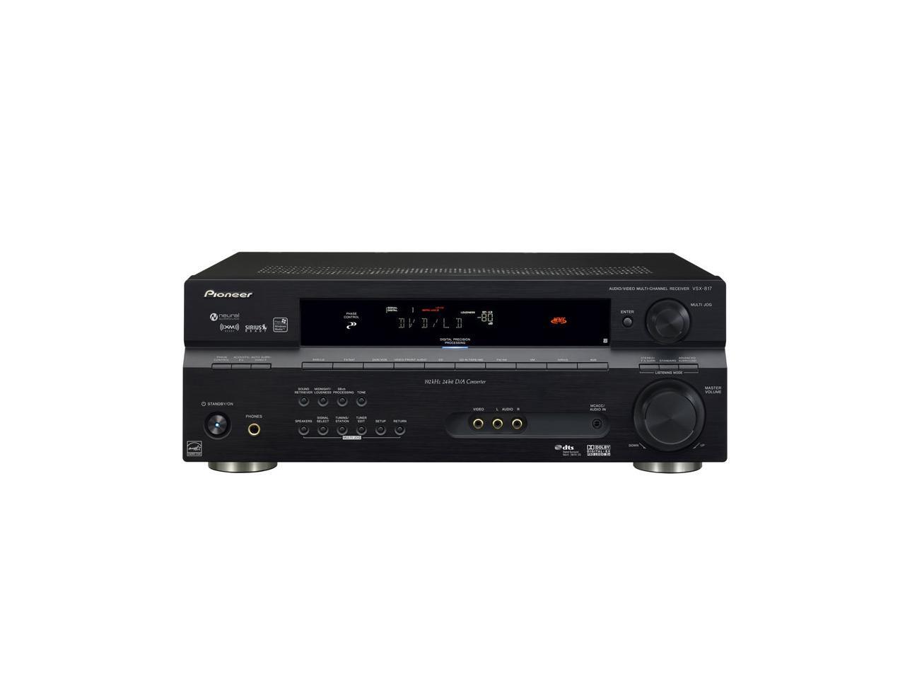 Pioneer VSX-817-K 7.1-Channel A/V Receiver - Newegg.com