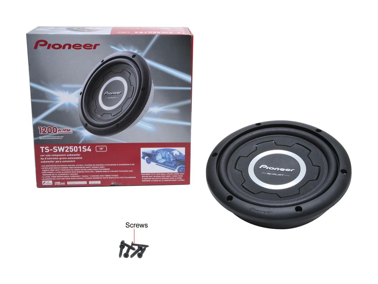 Open Box Pioneer 10" 1200W Car Subwoofer