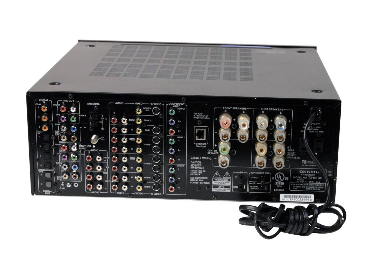 Open Box ONKYO TXNR901 7.1Channel Digital Surround Receiver