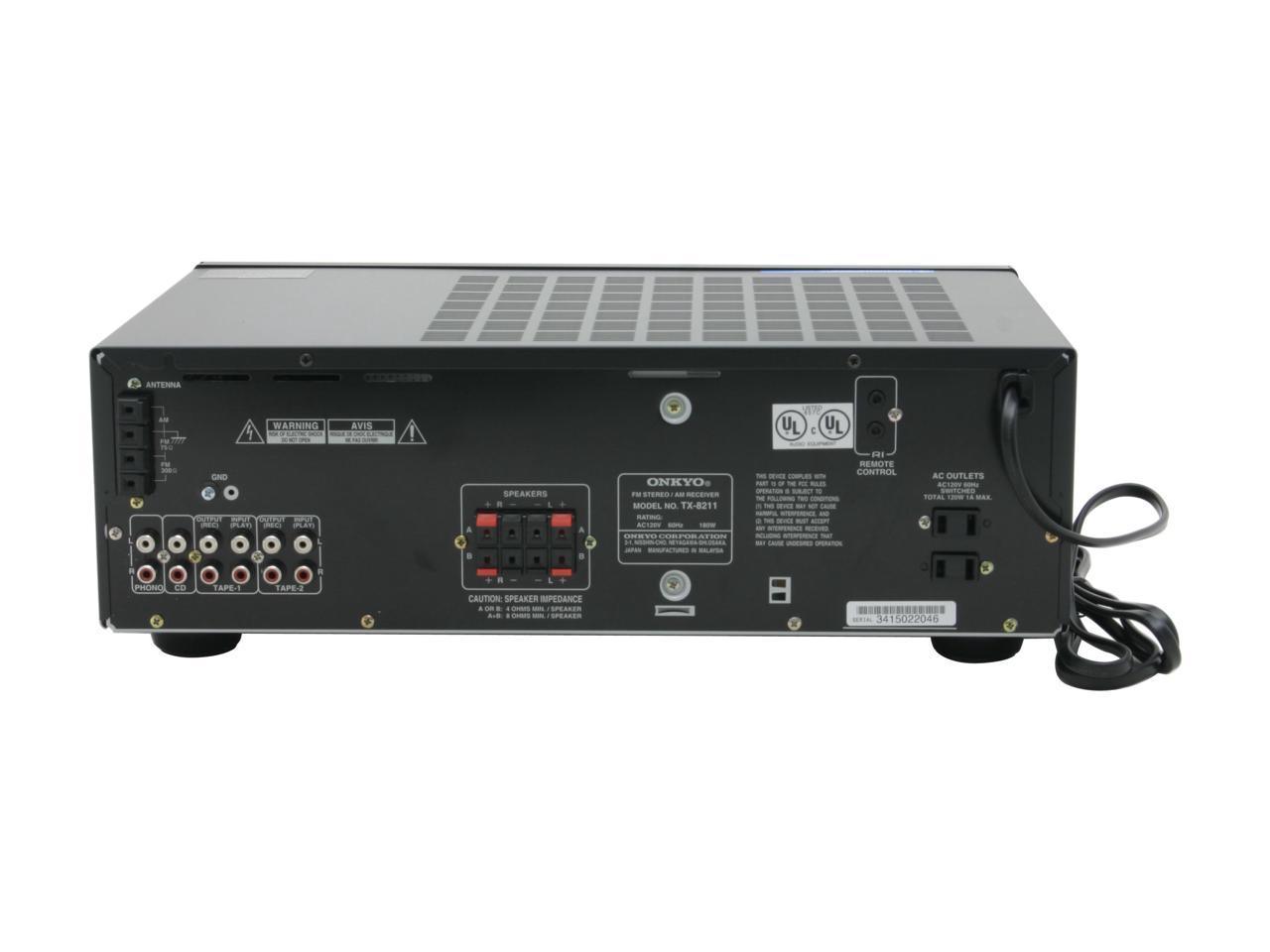 ONKYO TX-8211 Stereo Hi-Fi Receiver - Newegg.com