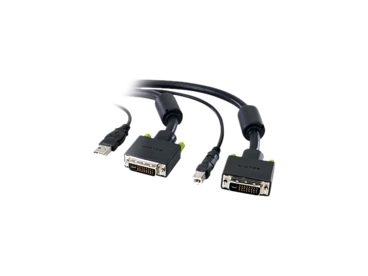 Belkin F1d9104 10 10 Ft Soho Kvm Replacement Cable Kit Vga And Usb