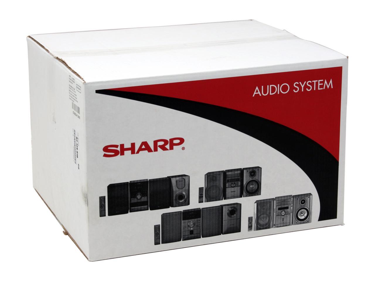 Refurbished: SHARP CD/Radio 5-Disc Changer Shelf System XL-HP515 ...