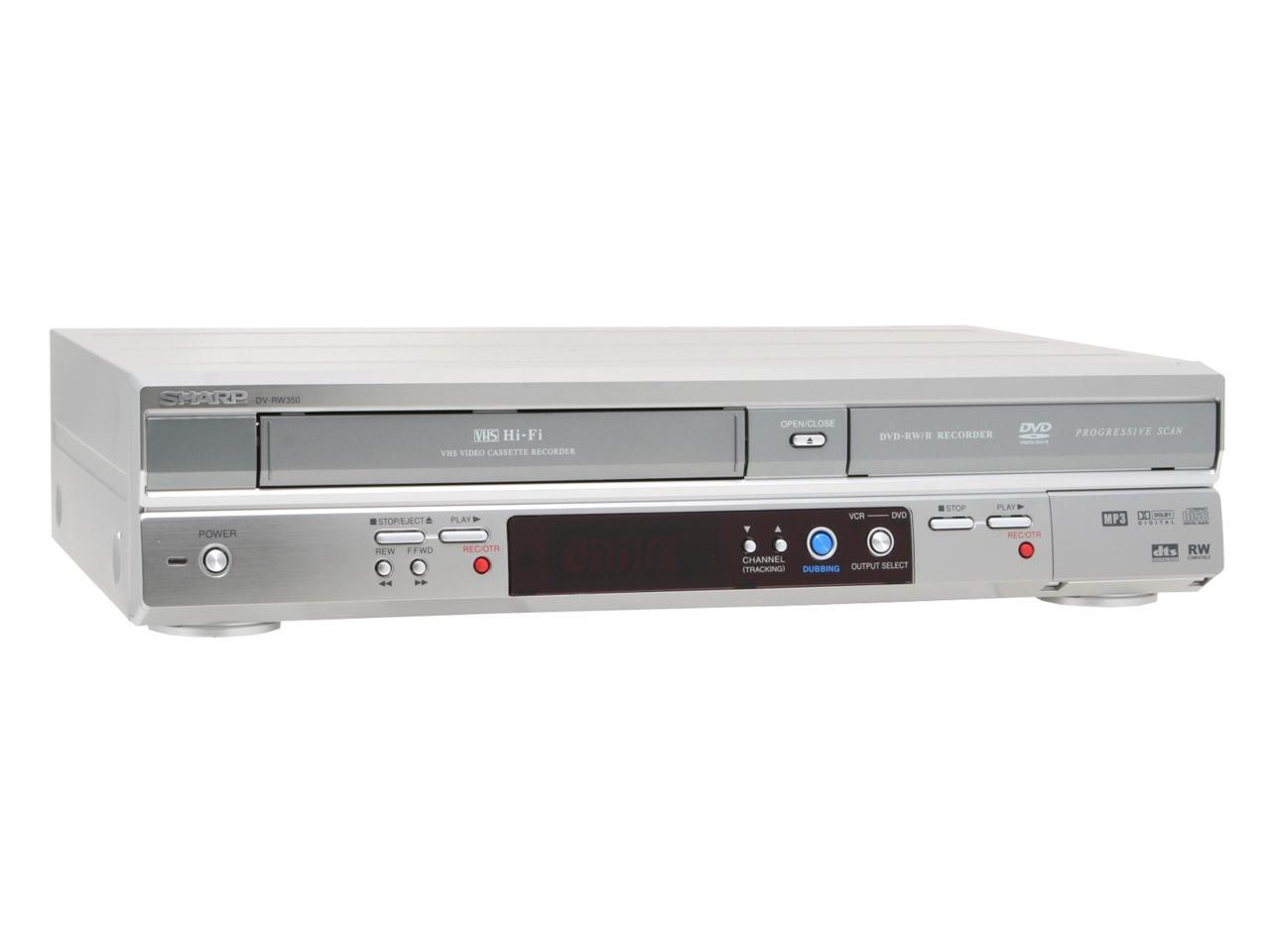 Refurbished Sharp DVD Recorder & VCR Combo DVRW350U