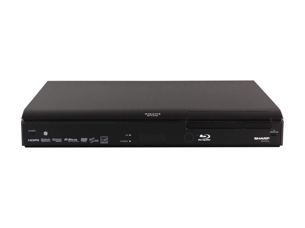 Refurbished: Sharp AQUOS Blu-ray Disc Player BD-HP210U - Newegg.com