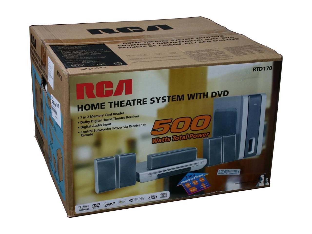 RCA RTD170 5.1CH DVD/CD Home Theater System