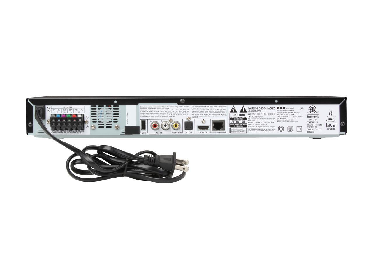 Refurbished RCA RTB10223 Home Theater System with Bluray Player