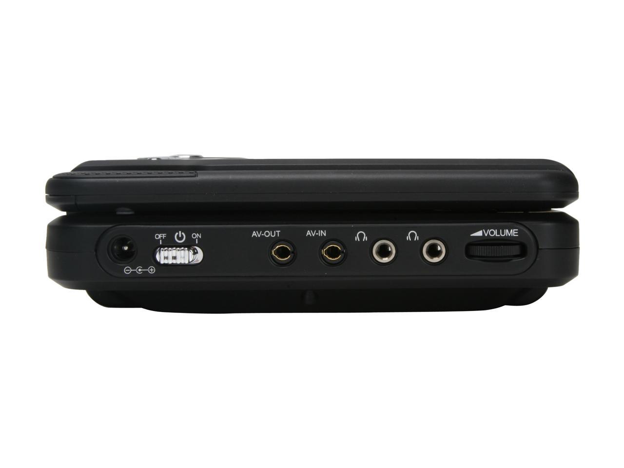 Mustek PD77C Dual 7" Display Portable DVD Player - Newegg.com