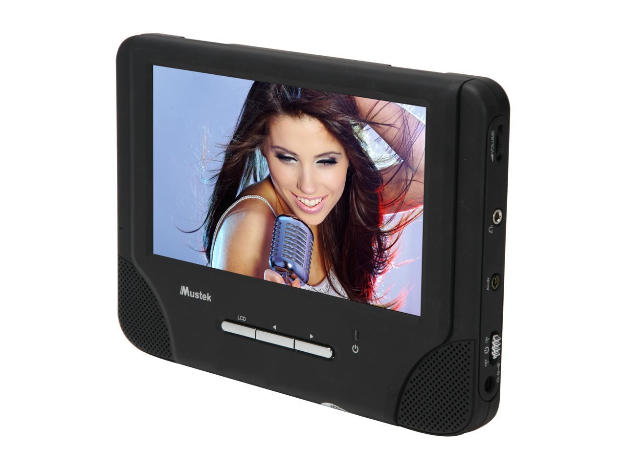Mustek PD77C Dual 7" Display Portable DVD Player