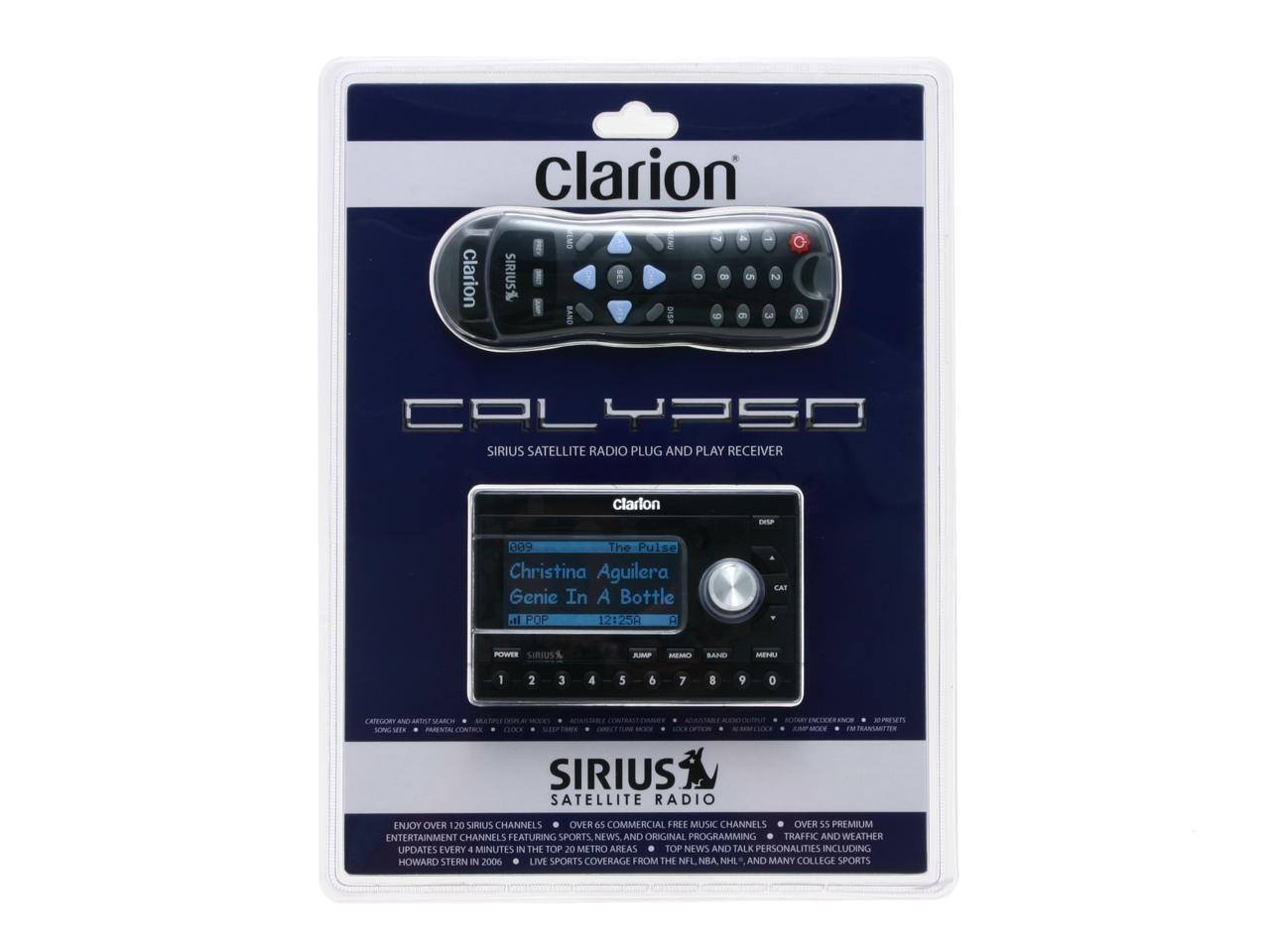 Clarion SIRIUS Satellite Radio Plug & Play Receiver