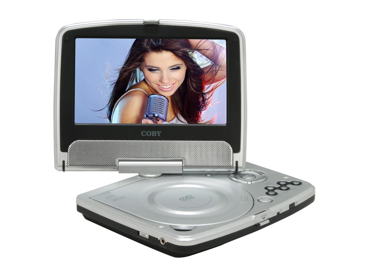 COBY TFDVD7333 Portable DVD/CD/MP3 Player With Swivel Screen - Newegg.com