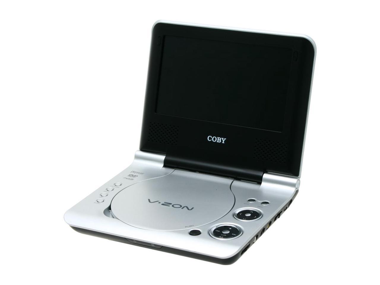 COBY V-ZON 7" WIDESCREEN PORTABLE DVD PLAYER - Newegg.com