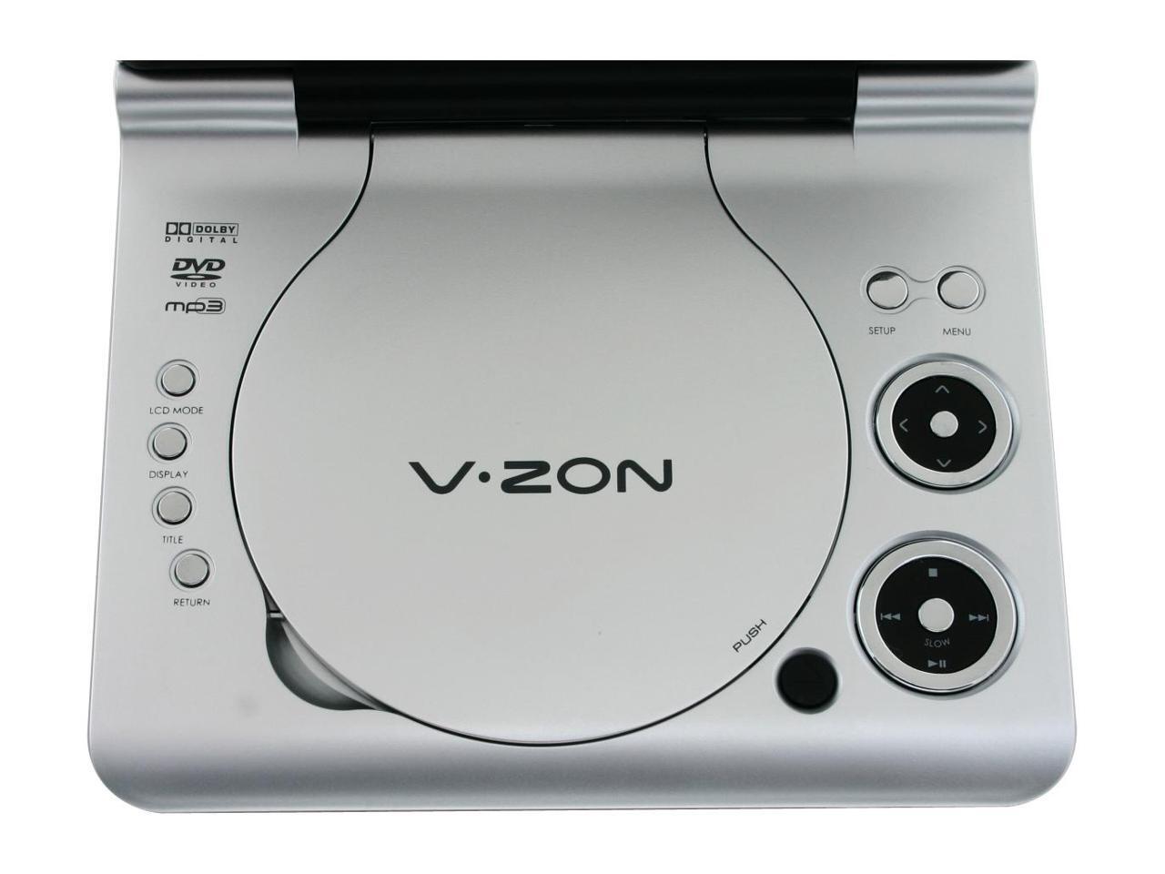 COBY VZON 7" WIDESCREEN PORTABLE DVD PLAYER