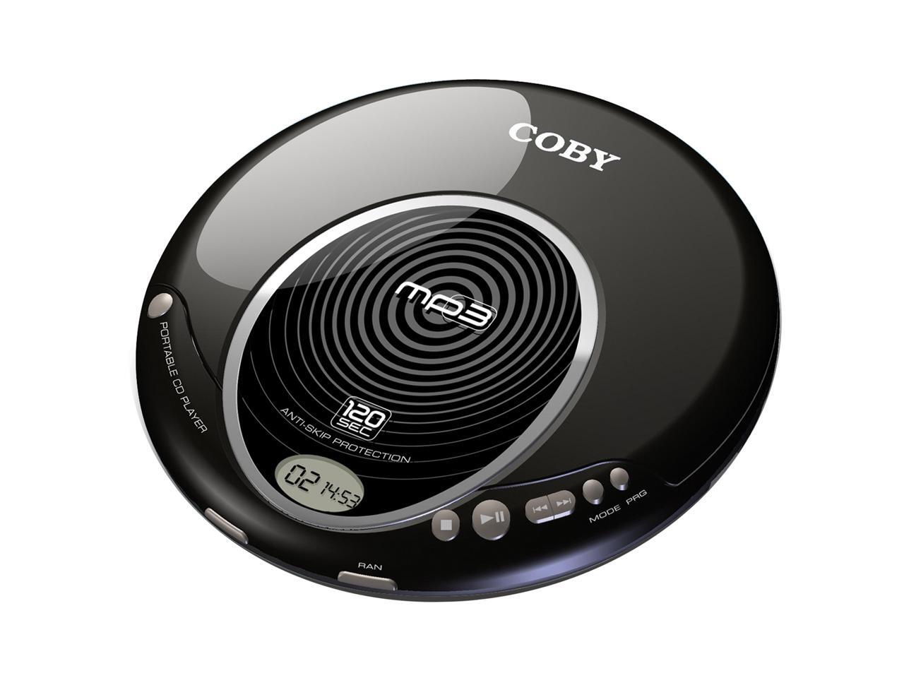 COBY Personal MP3/CD Player with 120Second AntiSkip Protection