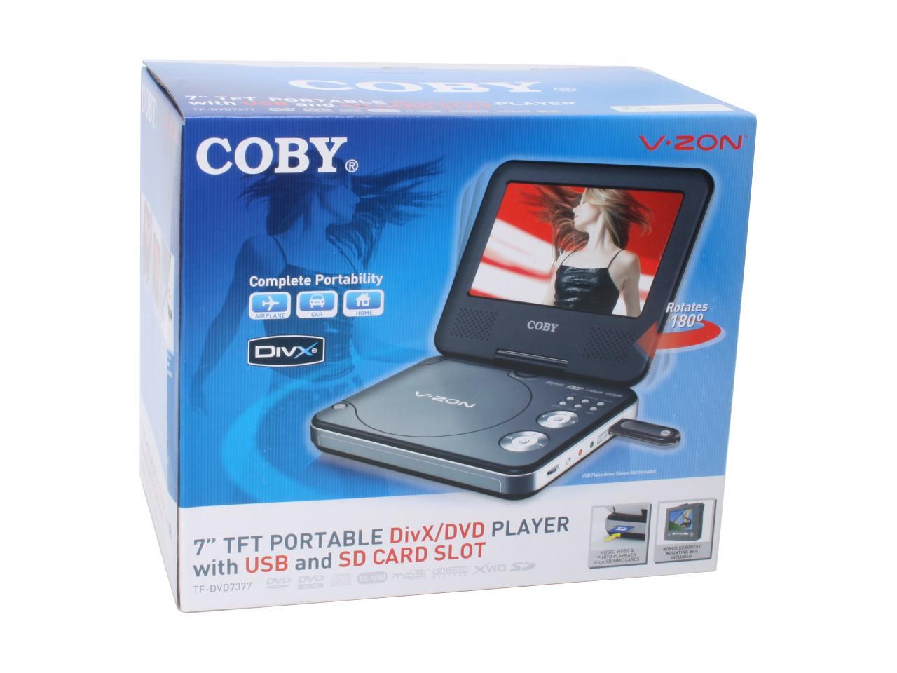 COBY TFDVD7377 7" Widescreen TFT Portable DVD Players Newegg.ca