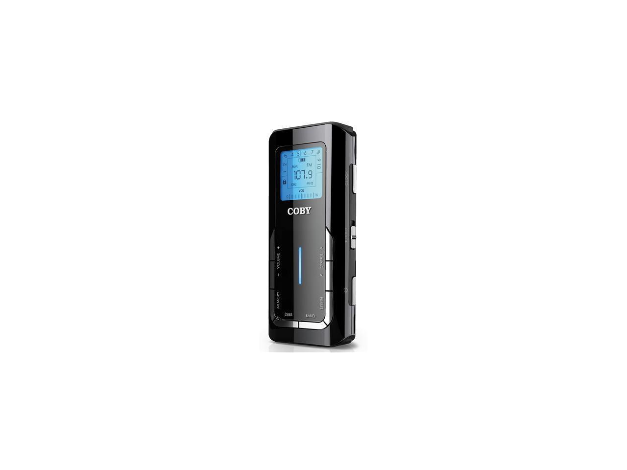 COBY CX-90BLK Digital Pocket AM/FM Radio - Newegg.com