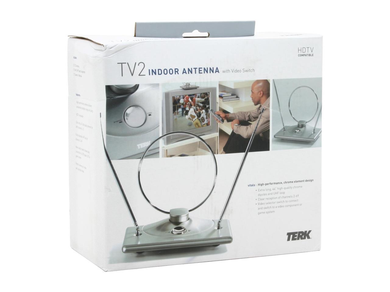 TERK TV2 Indoor Antenna With Video Switch