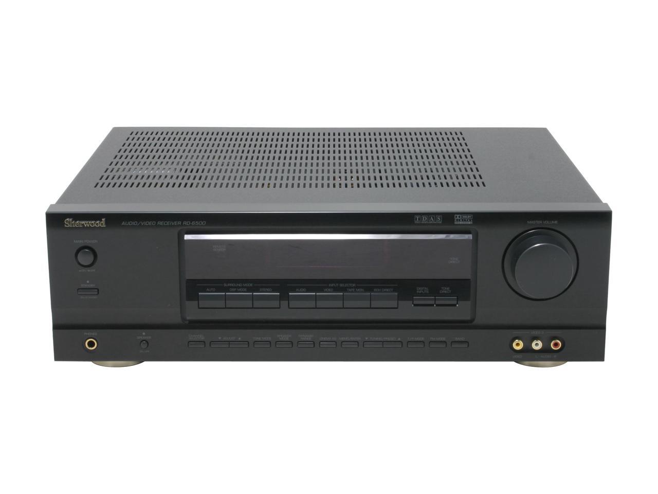 Sherwood RD6500 5.1Channel 100 W x 5, Dolby Digital Receiver
