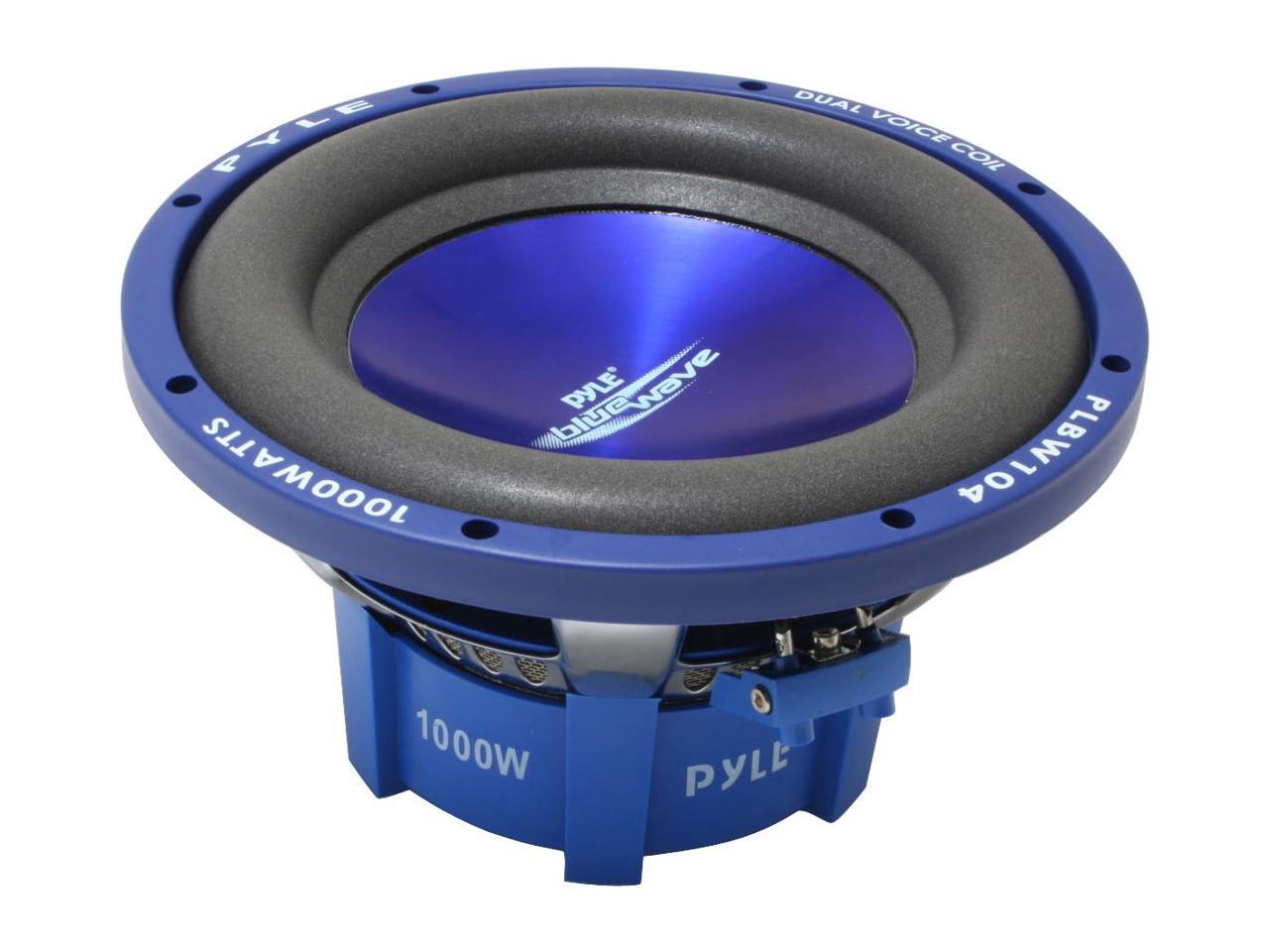 PYLE Blue Wave PLBW104 Dual 10" 1000W Voice Coil Car Subwoofer