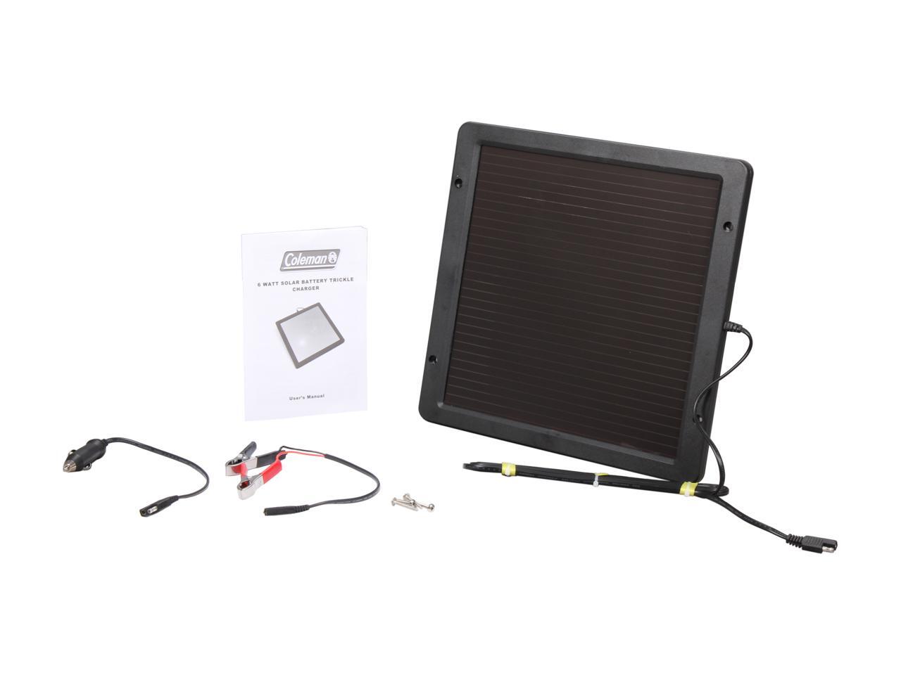 Coleman 58022 6 Watt Solar 12V Battery Trickle Charger