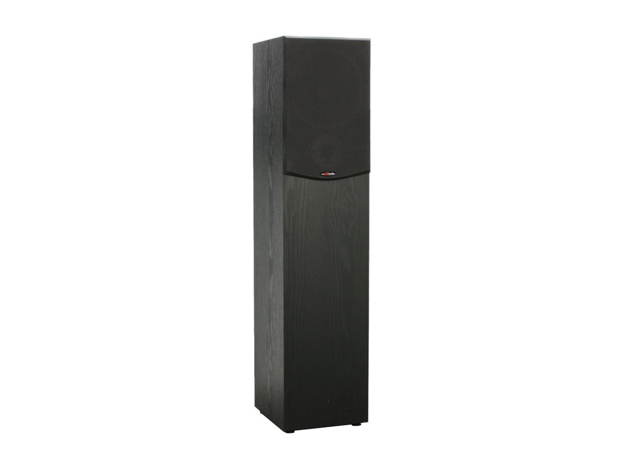 Polk Audio R300 Black Two-Way Floor-Standing Loudspeaker Single ...