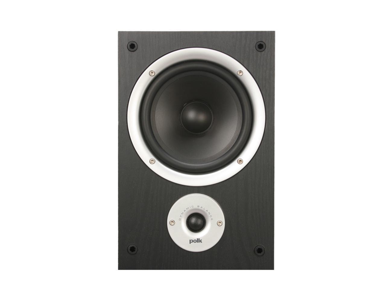 Polk Audio R300 Black Two-Way Floor-Standing Loudspeaker Single ...