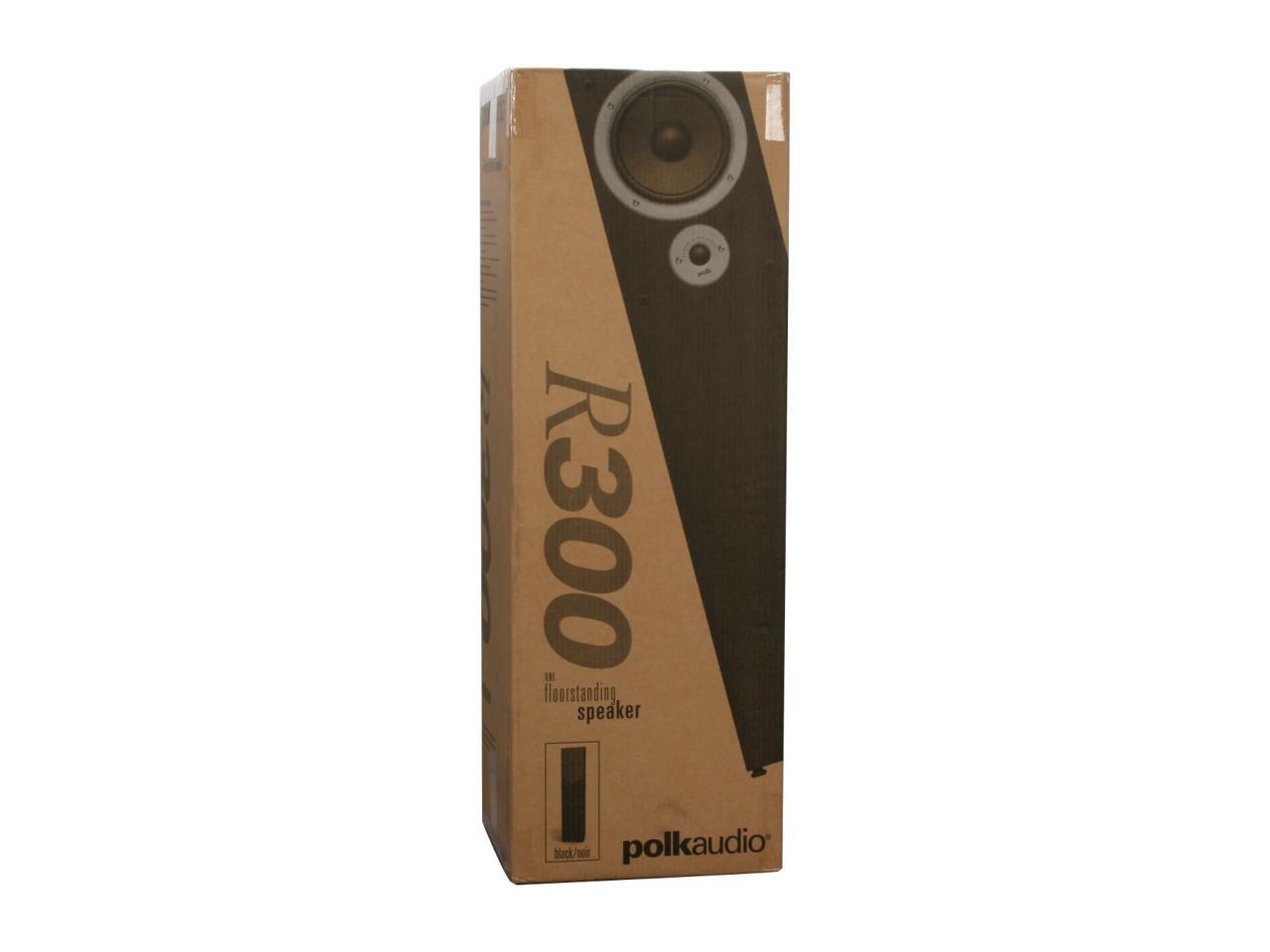 Polk Audio R300 Black Two-Way Floor-Standing Loudspeaker Single - Newegg.ca