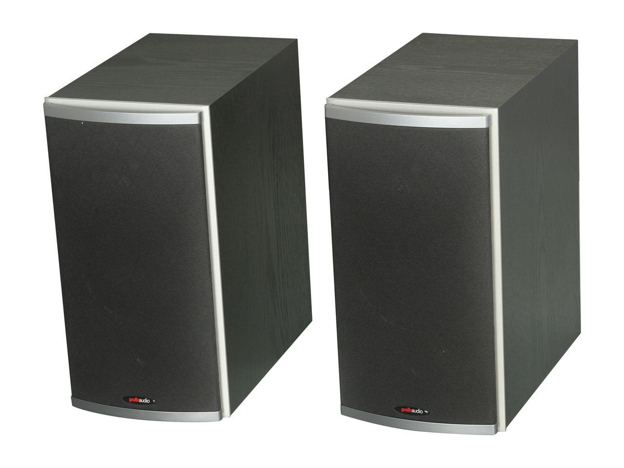 Polk Audio RTi6 Bookshelf speaker Pair (Black oak finish) - Newegg.com