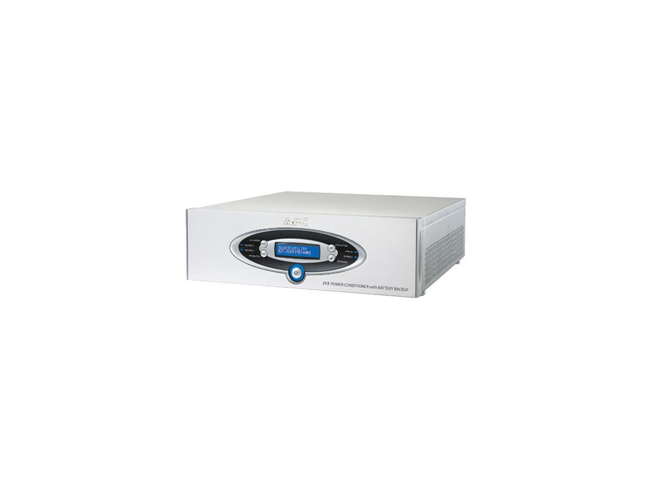 APC J15 AV 1.5kVA Power Conditioner with Battery Backup 120V