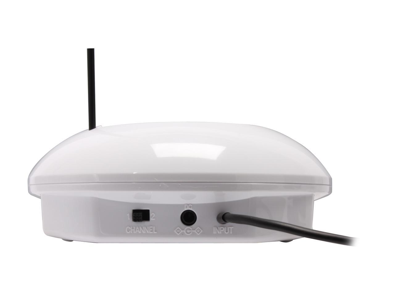 CABLES UNLIMITED SPKVELOW White 900Mhz Wireless Speakers with Remote