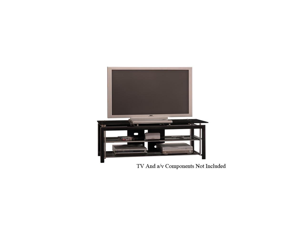 BUSH FURNITURE VS4485003 Up to 60" Black TV Stand