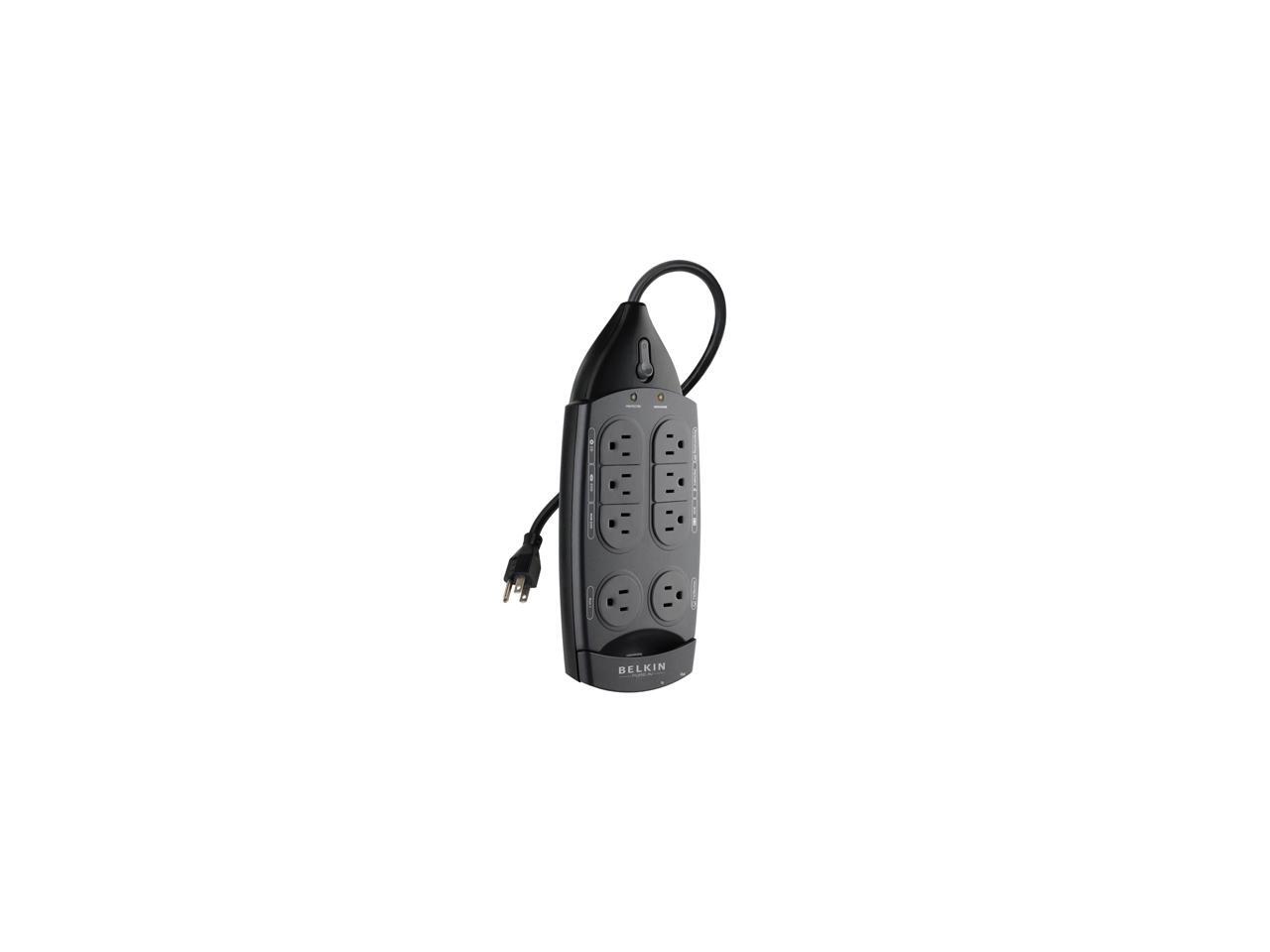 Belkin Pure AV F9A823FC08 8Outlet Home Theater Surge Protector Newegg.ca