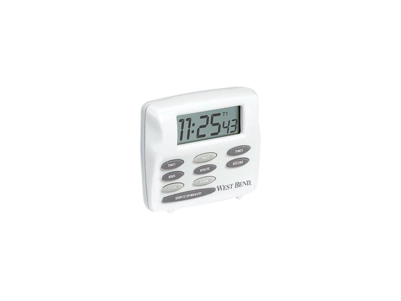 West Bend 40053 Electronic Triple Timer/Clock