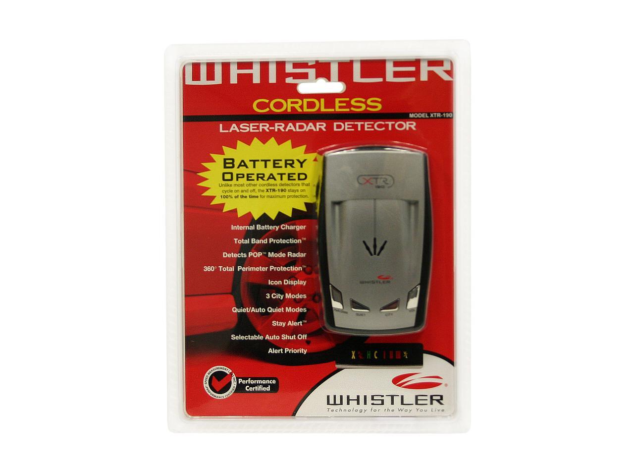 WHISTLER BatteryOperated Radar Detector