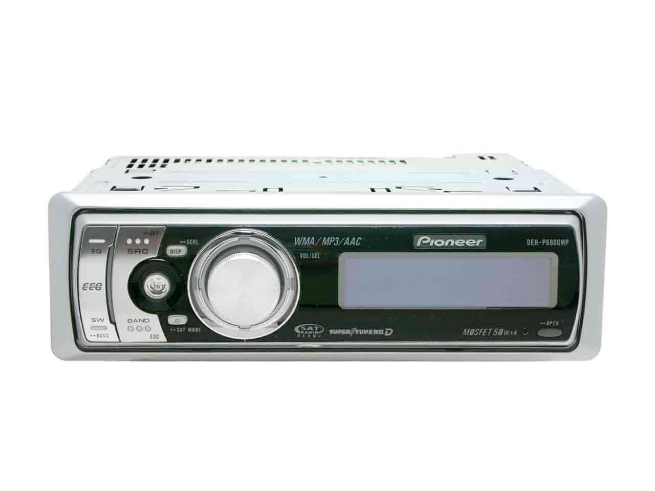 Pioneer InDash CD/MP3/WMA/WAV/iTunes AAC Receiver with Deep Blue OEL