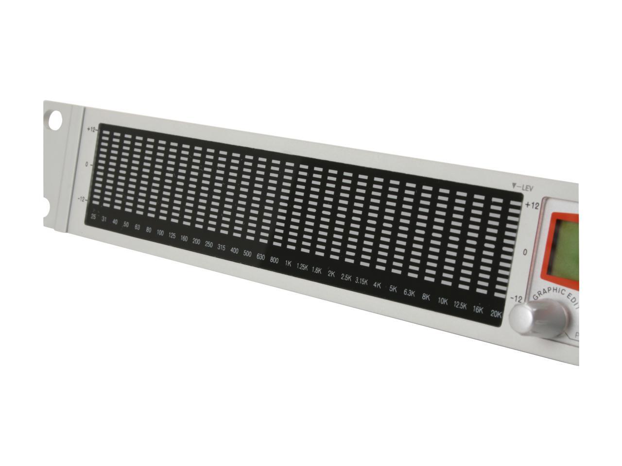 Phonic i7600 Dual 30Band 1/3 Octave Digital Graphic Equalizer with RTA