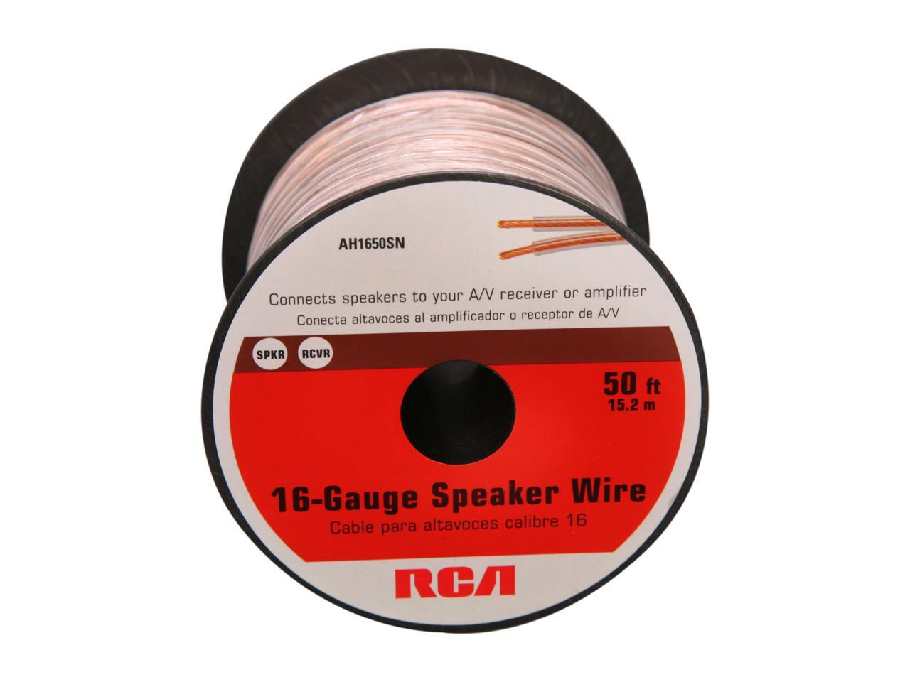 RCA Model AH1650SN 50 ft. 16Gauge Speaker Wire