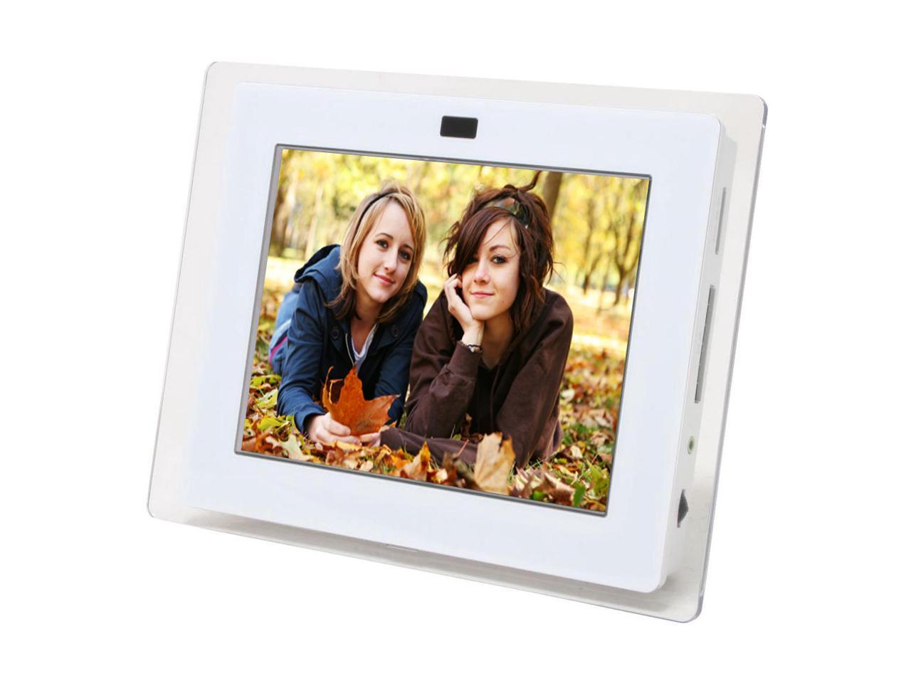 Ziga CRDMPE8NUSCA 8" 8" 640 x 480 resolution Digital Picture Frame with integrated MP3 player