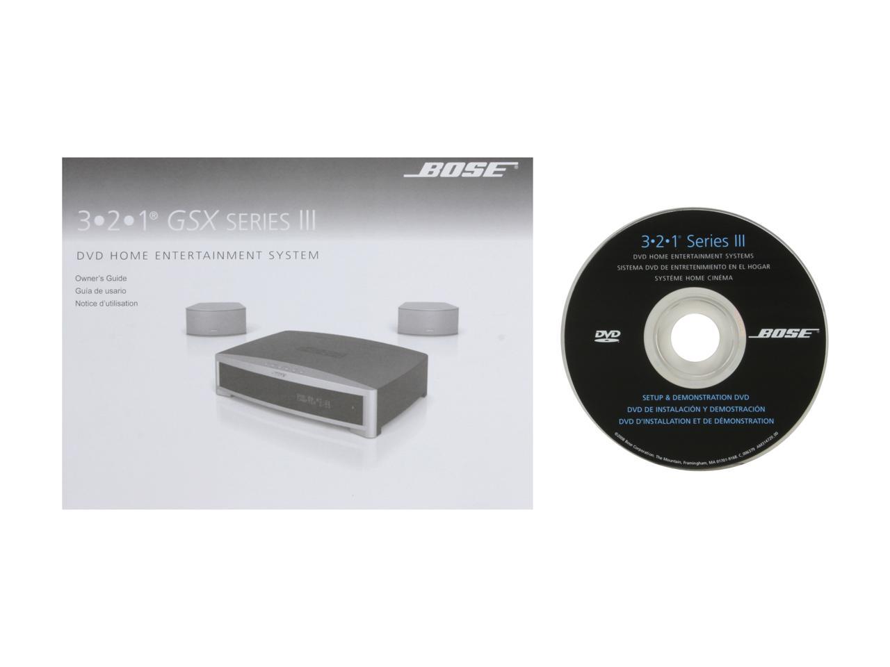 BOSE® 3•2•1® GSX Series III DVD Home Entertainment System 