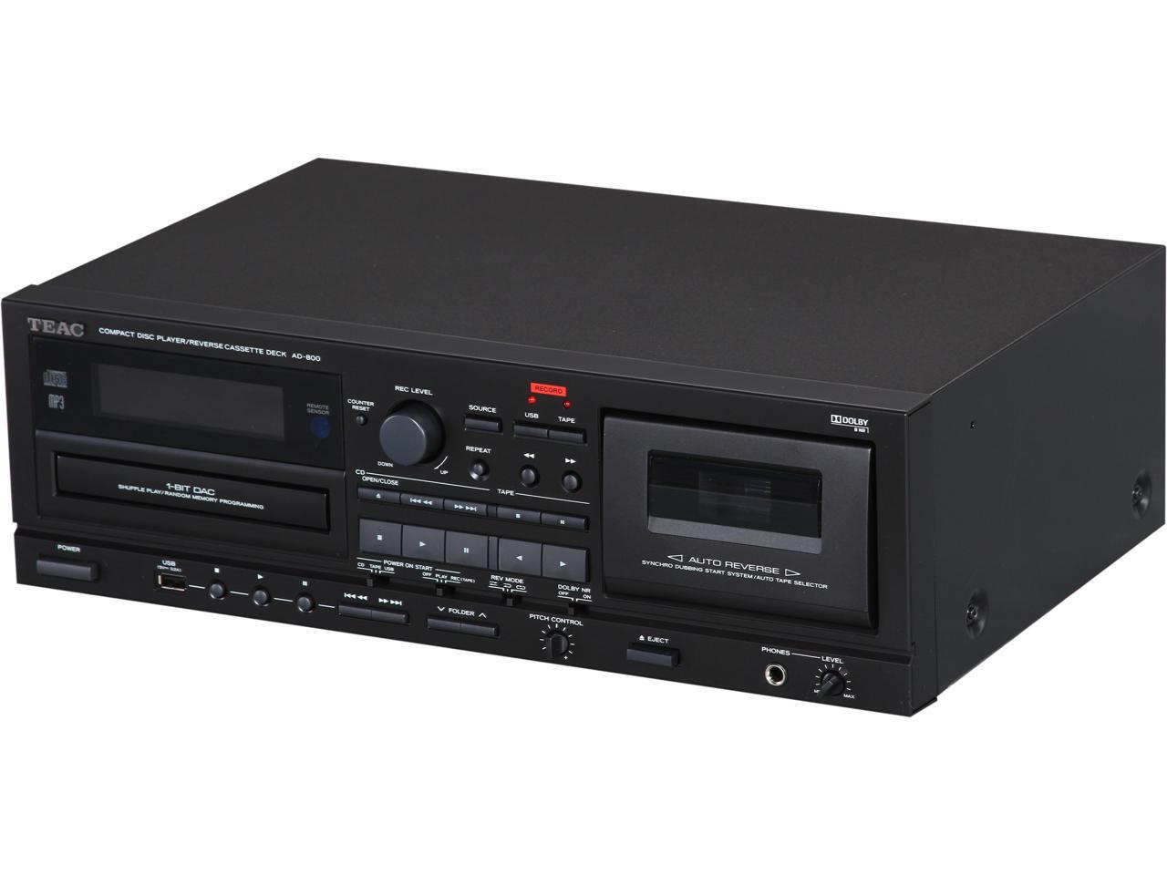 TEAC AD800 CD/Cassette Player w/ USB