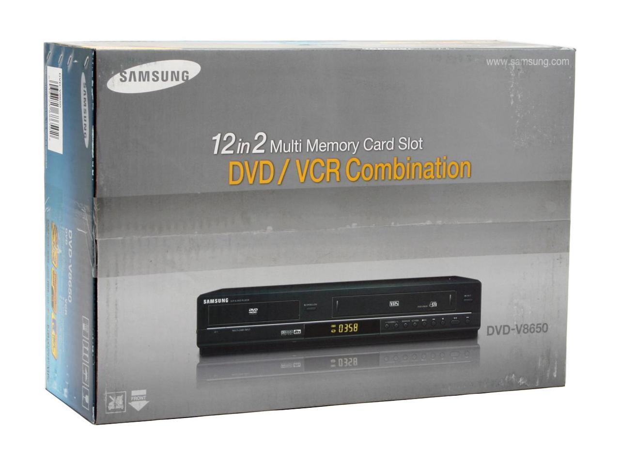 SAMSUNG DVD Player & VCR Combo DVDV8650