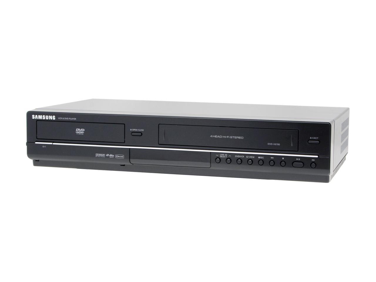 SAMSUNG DVD Player & VCR Combo DVD-V6700 - Newegg.com