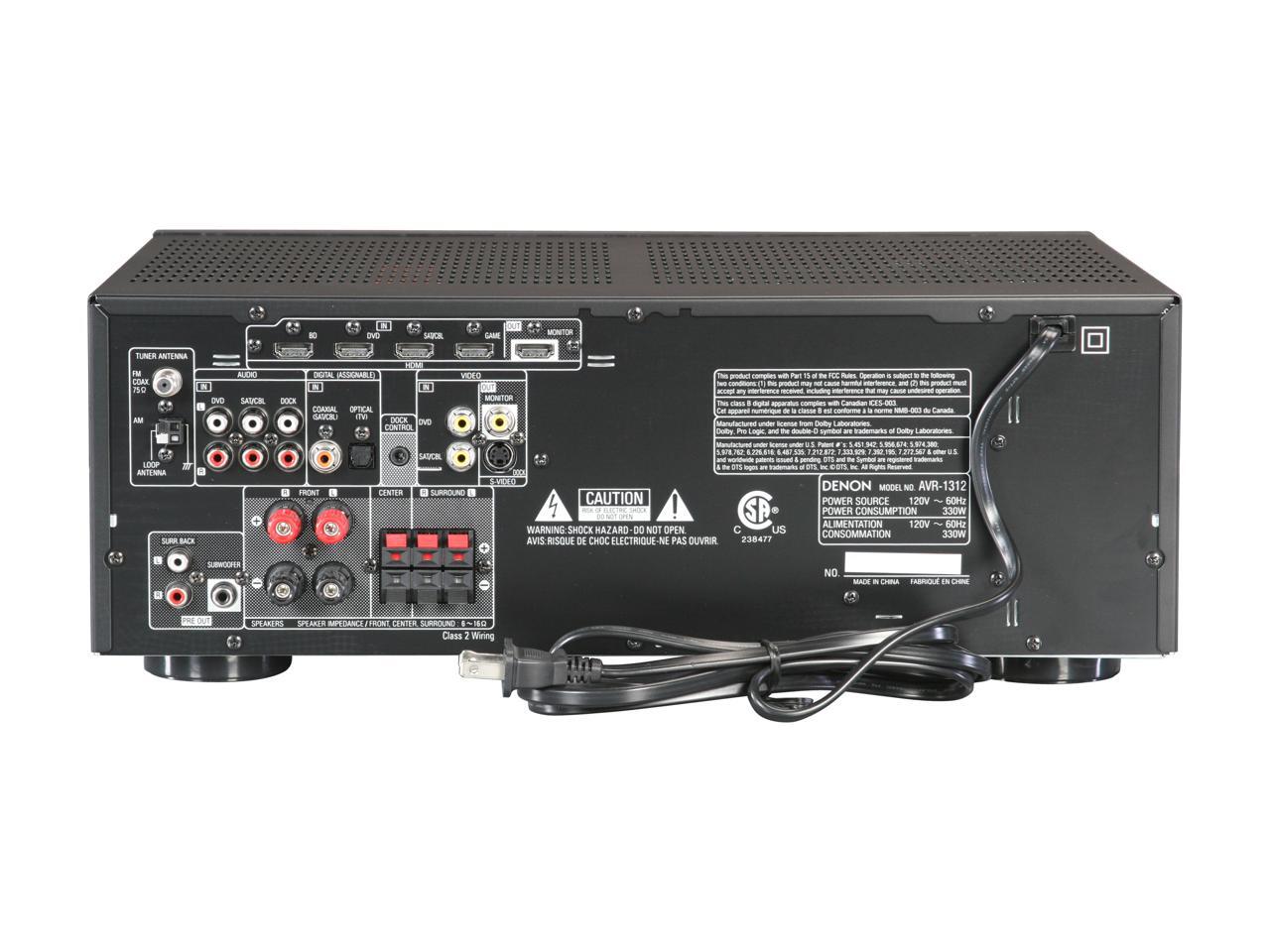 DENON DHT1312BA 5.1Channel Home Theater System