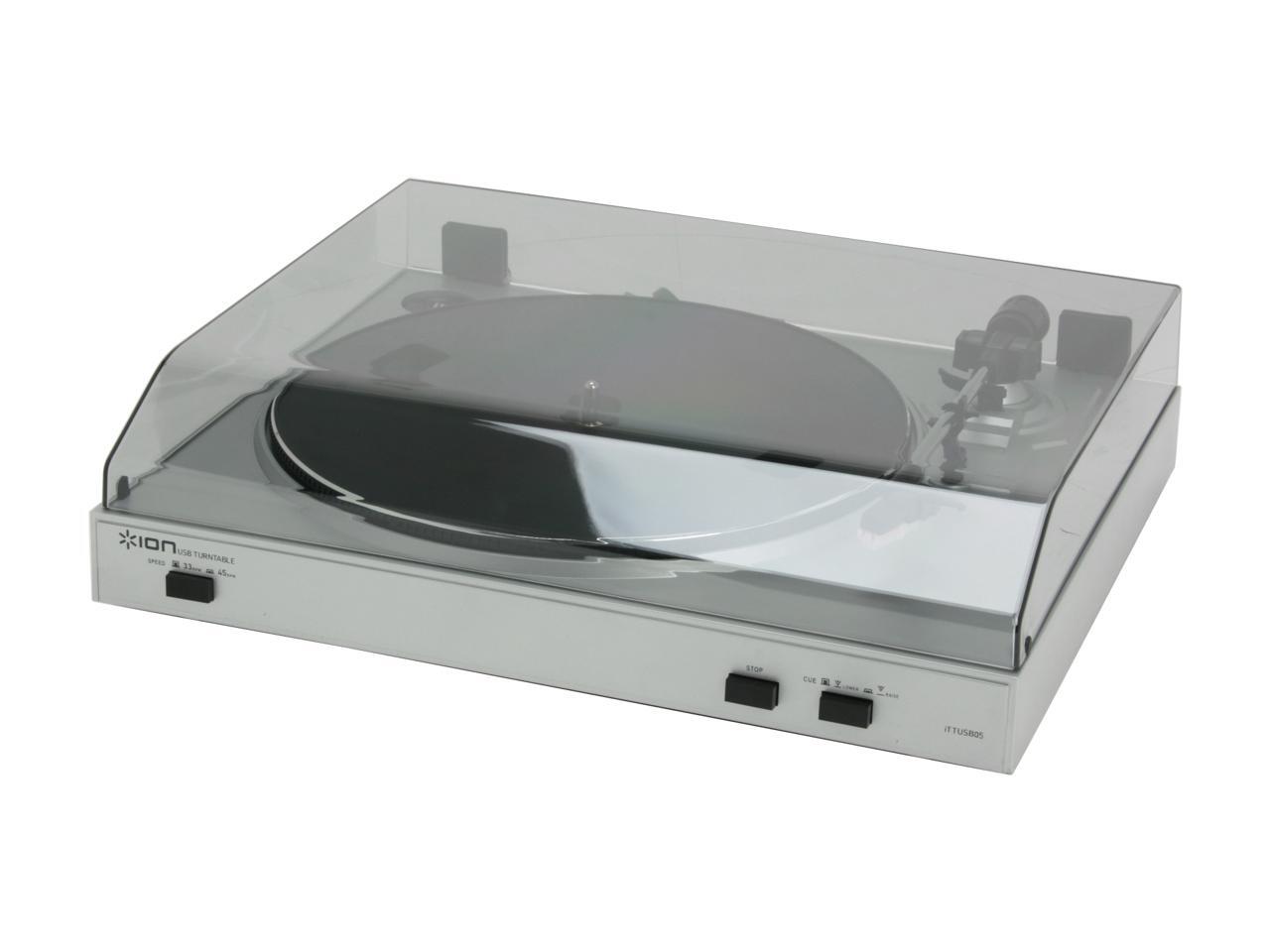 Open Box ION TTUSB05 USB Turntable / Vinyl Archiver With Line Output