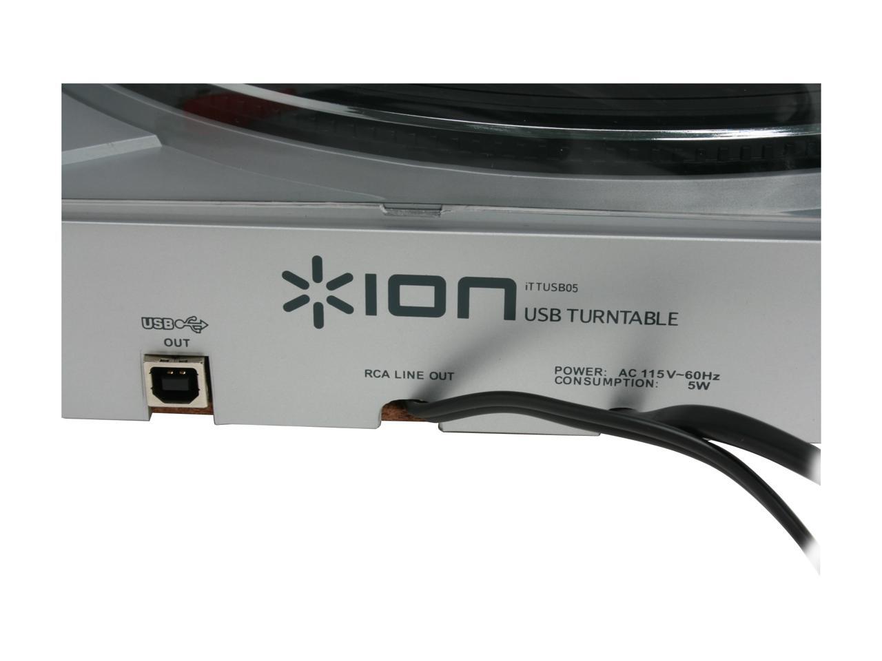 Ion Audio USB Turntable w/ Dust Cover (TTUSB05) Newegg.ca